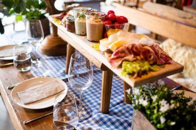 Catering Service Table Decoration