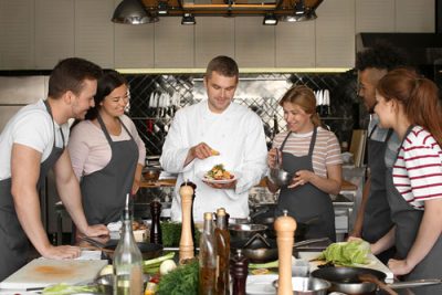 Catering service cooking course